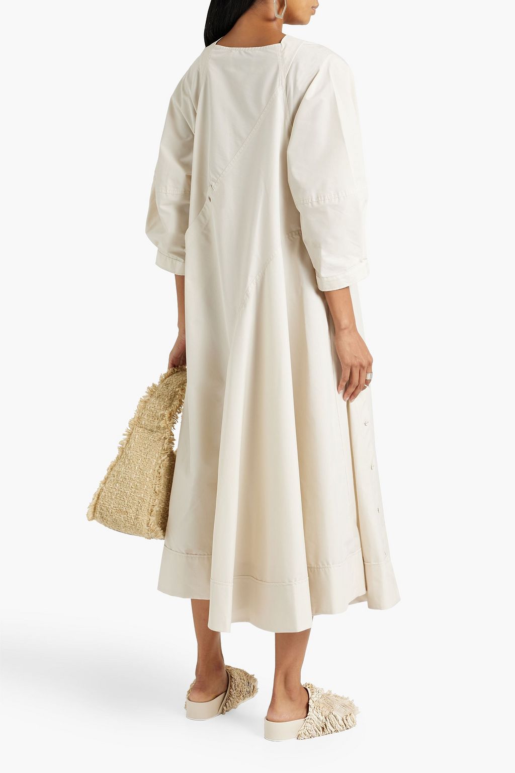 3.1 PHILLIP LIM Cotton-blend poplin midi dress