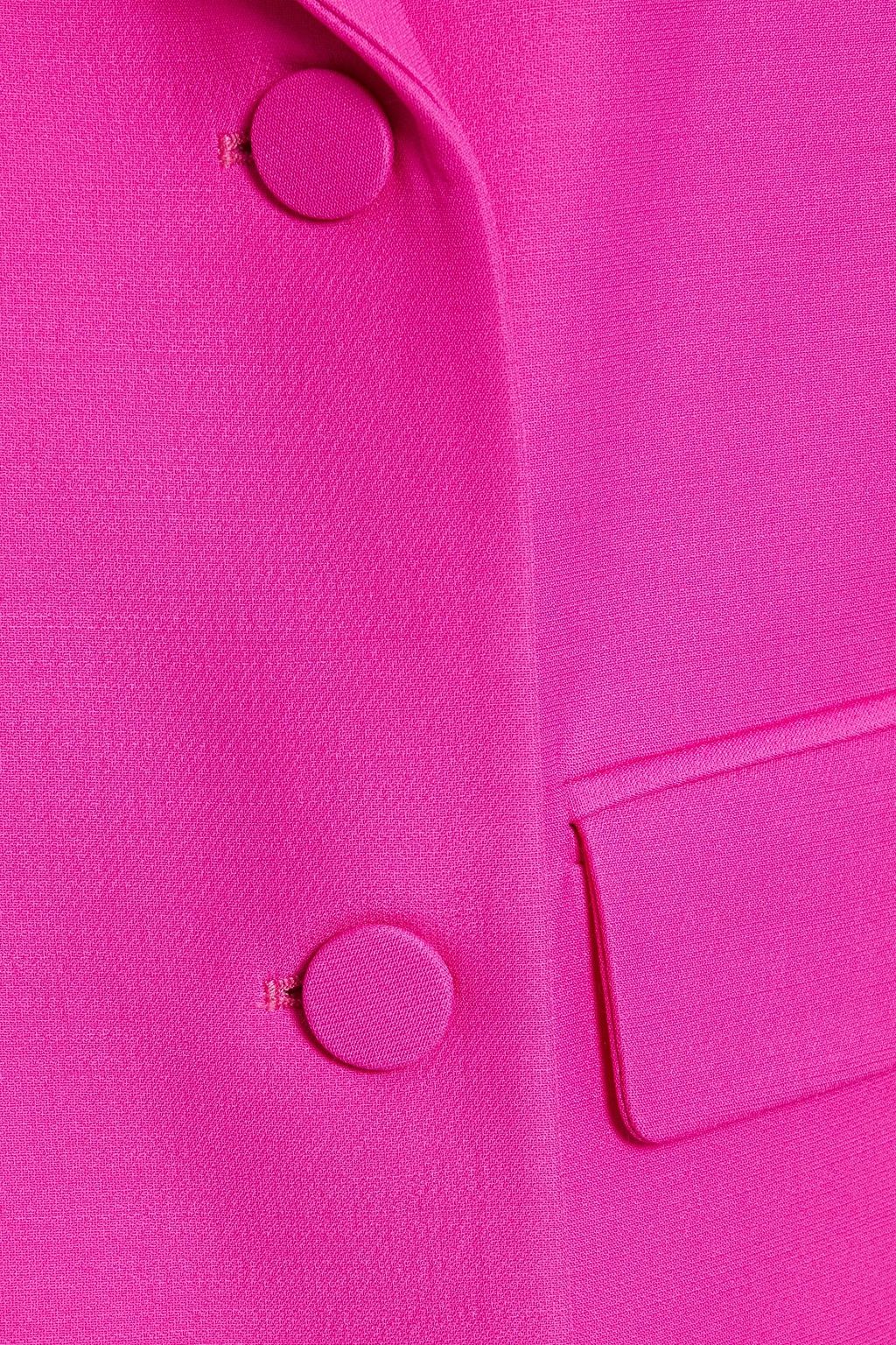 VALENTINO GARAVANI Double-breasted wool and silk-blend crepe blazer