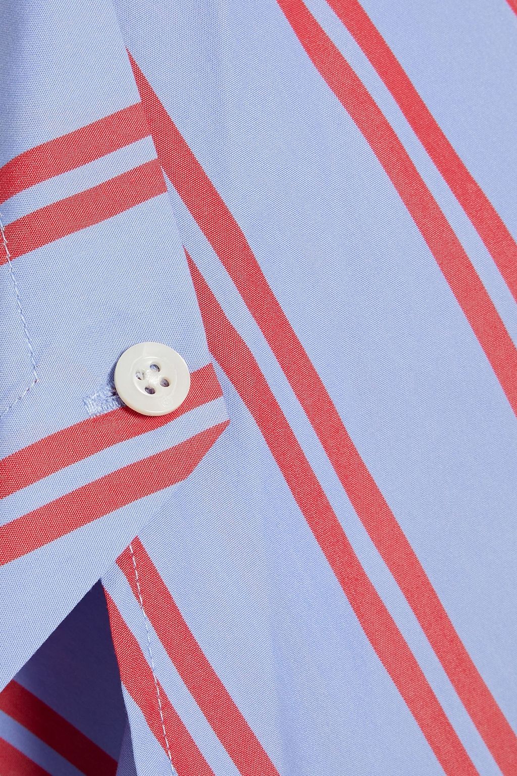 3.1 PHILLIP LIM Asymmetric striped cotton-blend poplin shirt