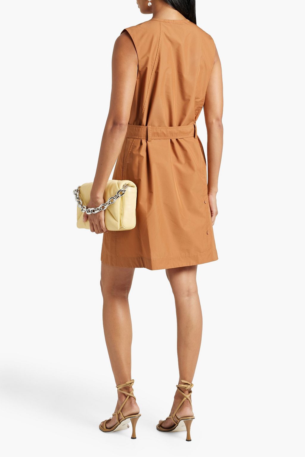 3.1 PHILLIP LIM Belted cotton-blend poplin mini dress