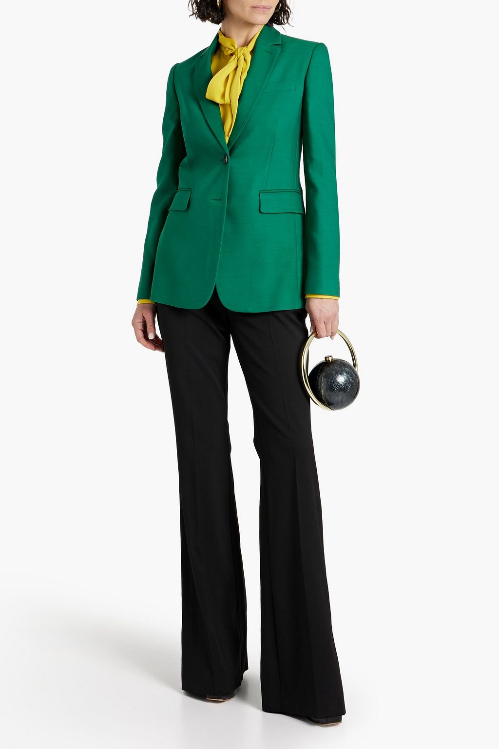 VALENTINO GARAVANI Slub wool-blend blazer