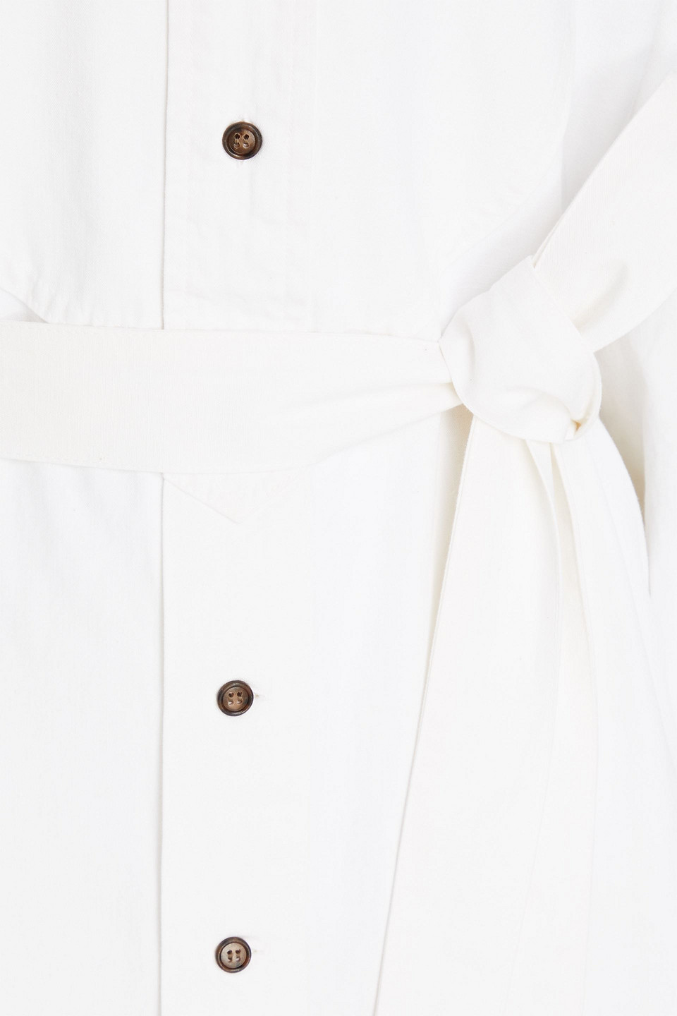 VICTORIA BECKHAM COTTON-CANVAS SHIRT DRESS