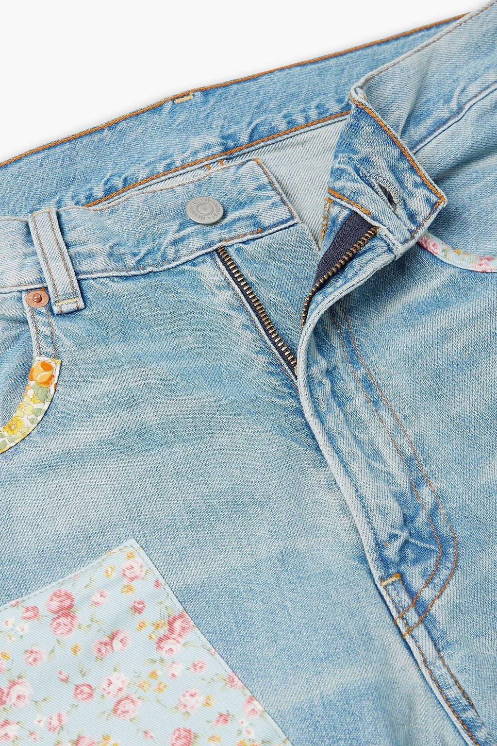 DENIMIST Patchwork boyfriend jeans