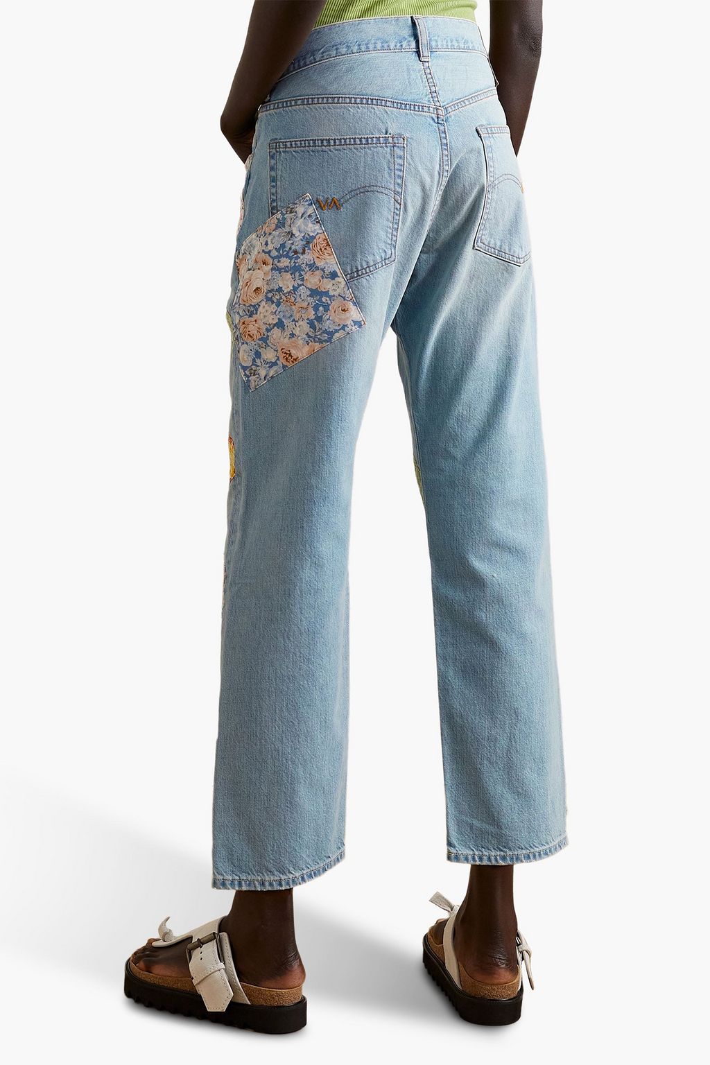 DENIMIST Patchwork boyfriend jeans