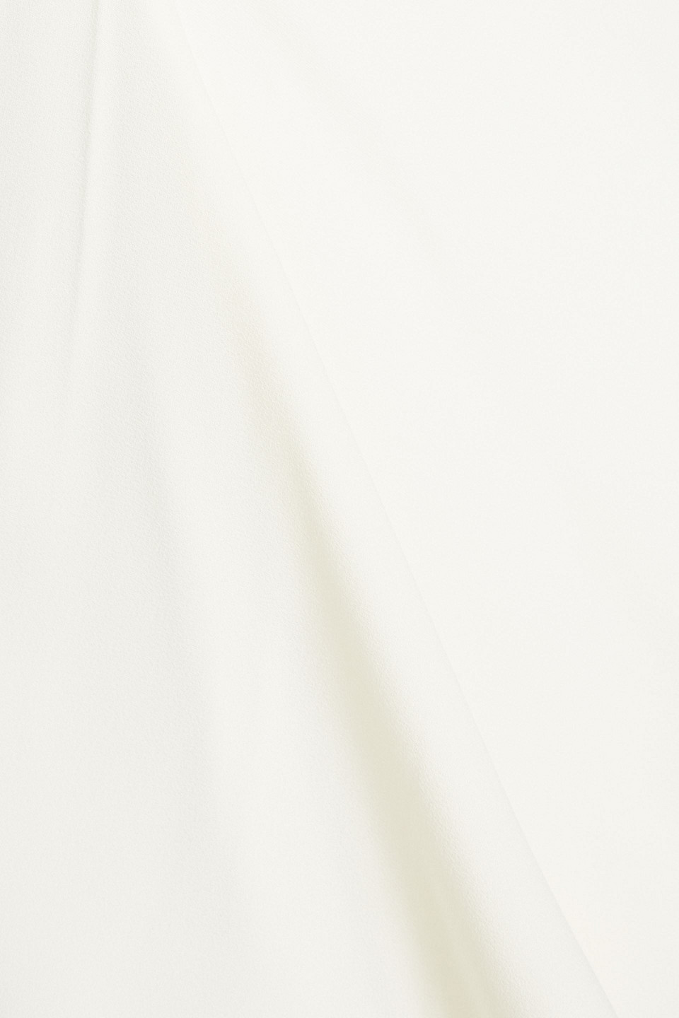 Victoria Beckham Cutout Satin-crepe Top In Ivory