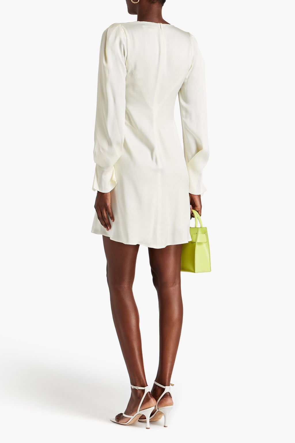VICTORIA BECKHAM サテン ミニワンピース