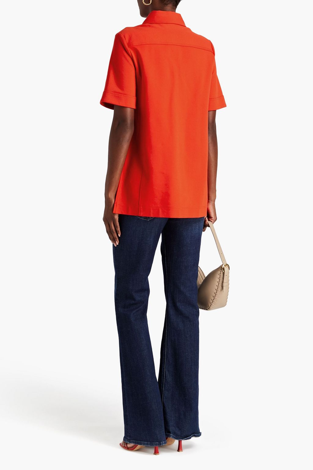 VICTORIA BECKHAM Stretch-jersey shirt