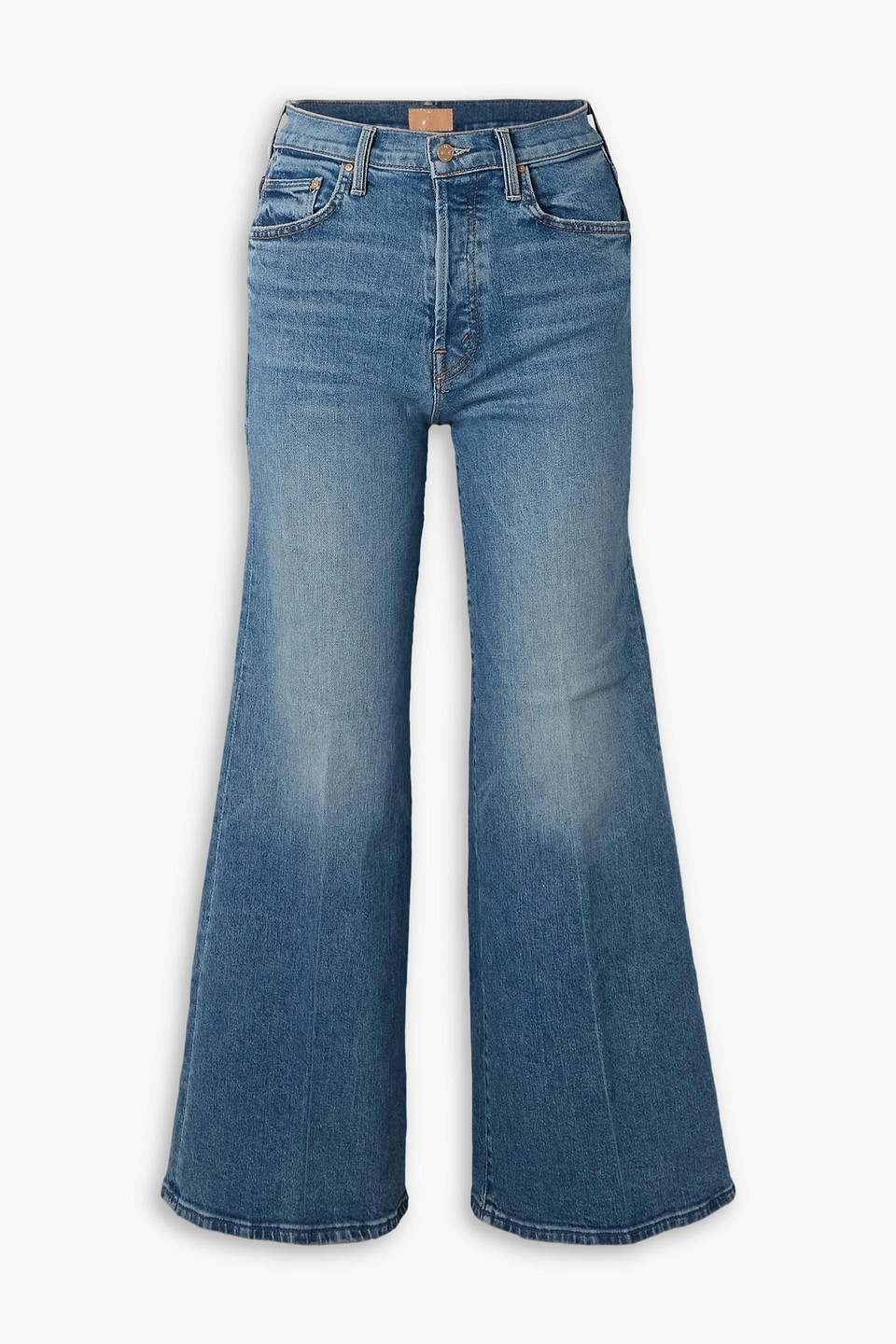 Mother - The Tomcat wide-leg high-rise jeans - Blue - 31