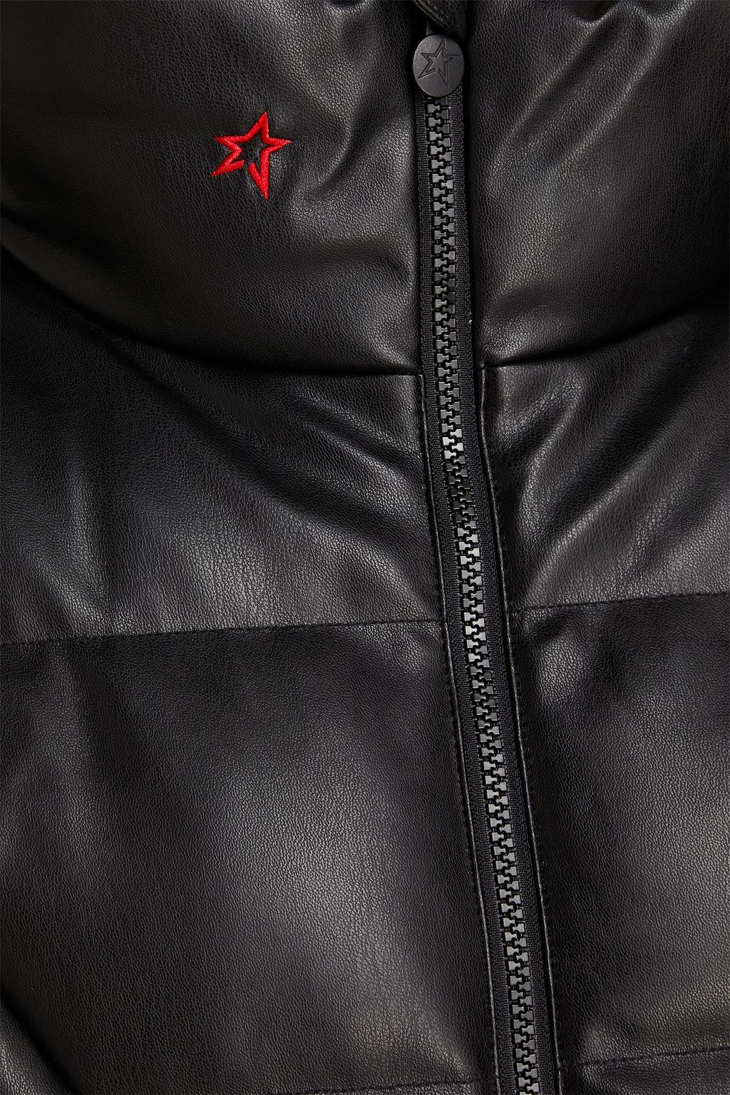 PERFECT MOMENT Zeferino quilted faux leather down ski jacket
