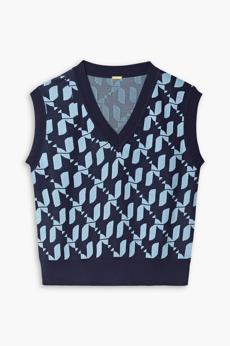 DODO BAR OR DEREK JACQUARD-KNIT VEST