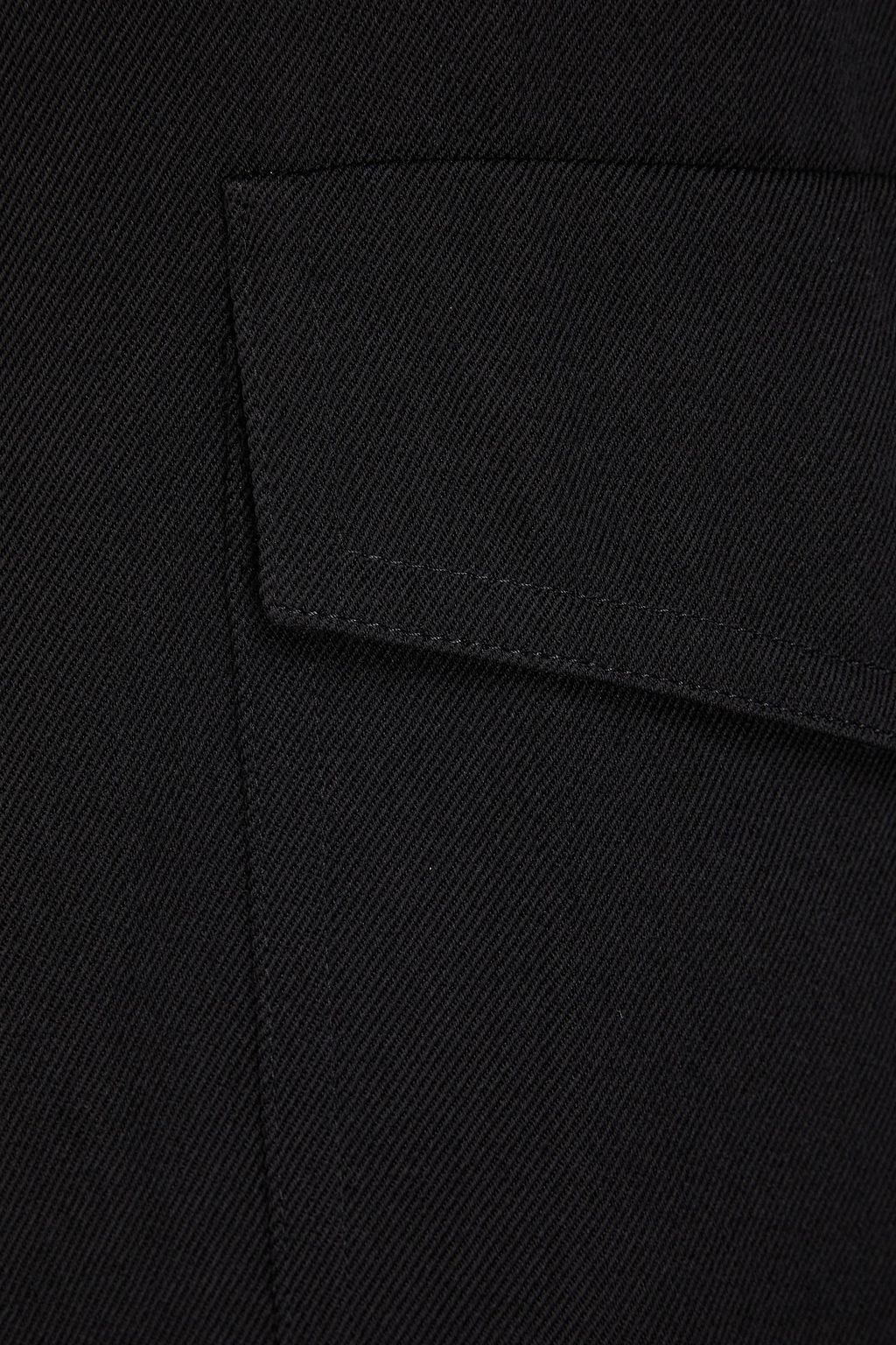 VICTORIA BECKHAM Wool-twill skirt