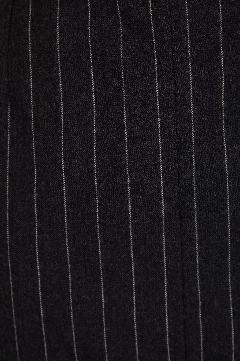 SAINT LAURENT Pinstriped wool pencil skirt