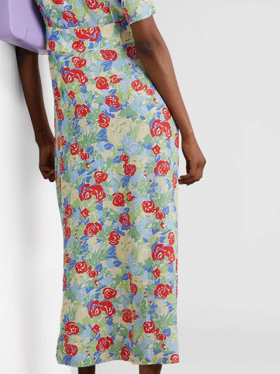 jackson floral-print crepe midi dress