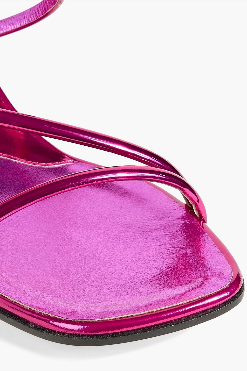 GIUSEPPE ZANOTTI Twingo 45 mirrored-leather mules