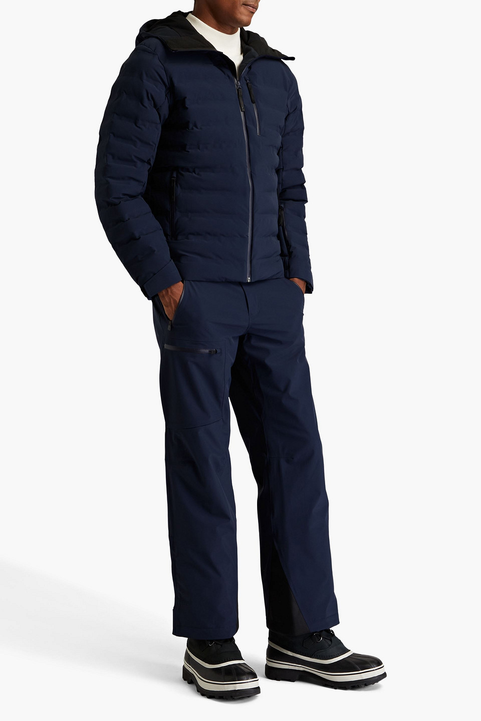 Aztech Mountain Pyramid Ski Jacket In Navy