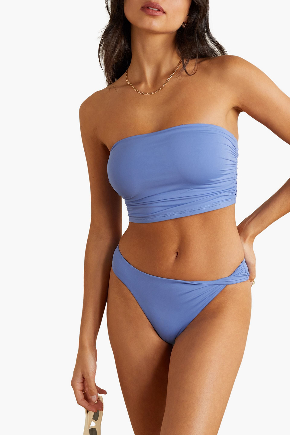  Bondi Born - Tiarne Halbhohes Bikini-höschen - Blau - M 