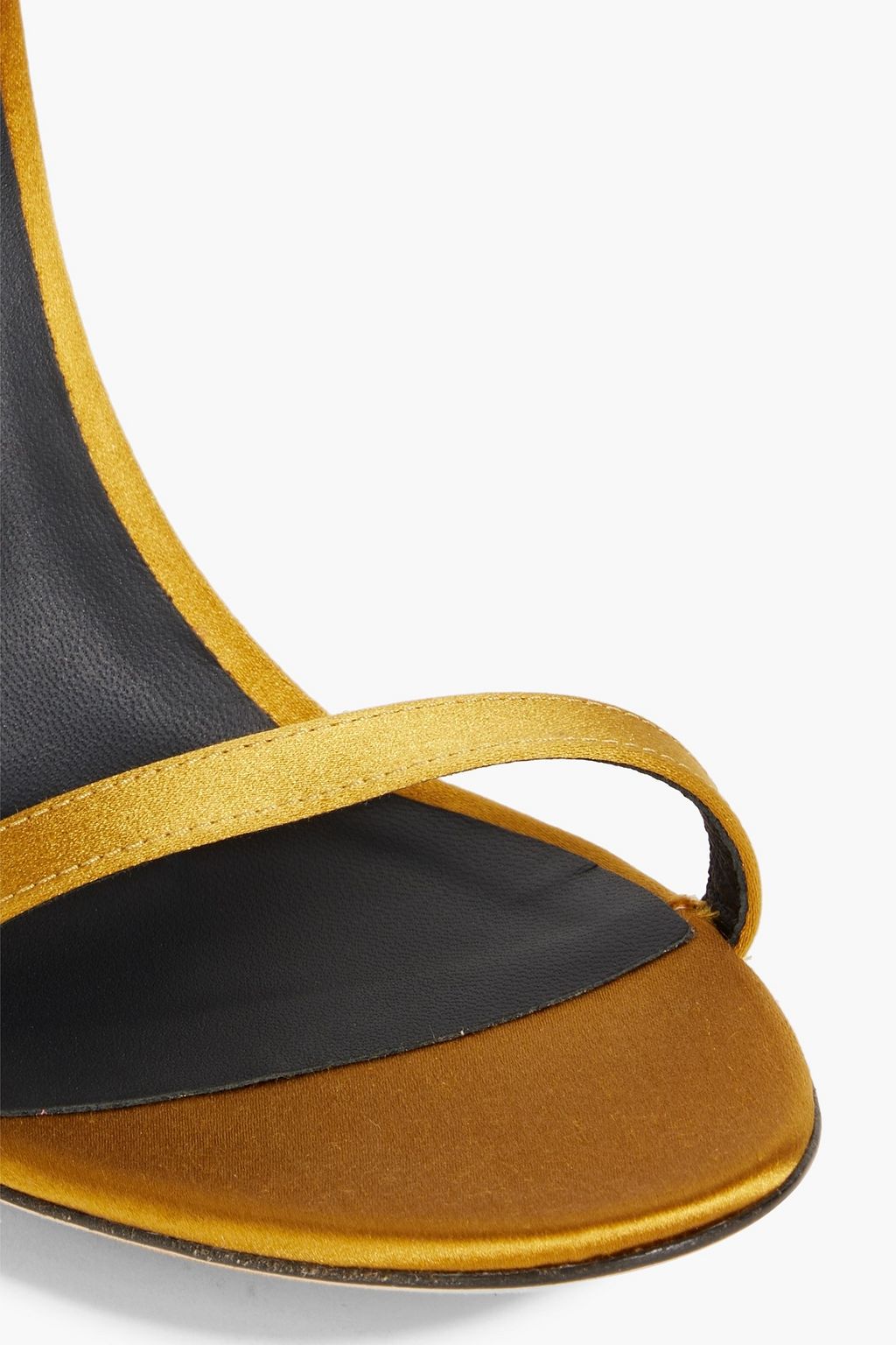 GIUSEPPE ZANOTTI صندل «أديلي» مصنوع من جلد السويد ومزين بالكريستال