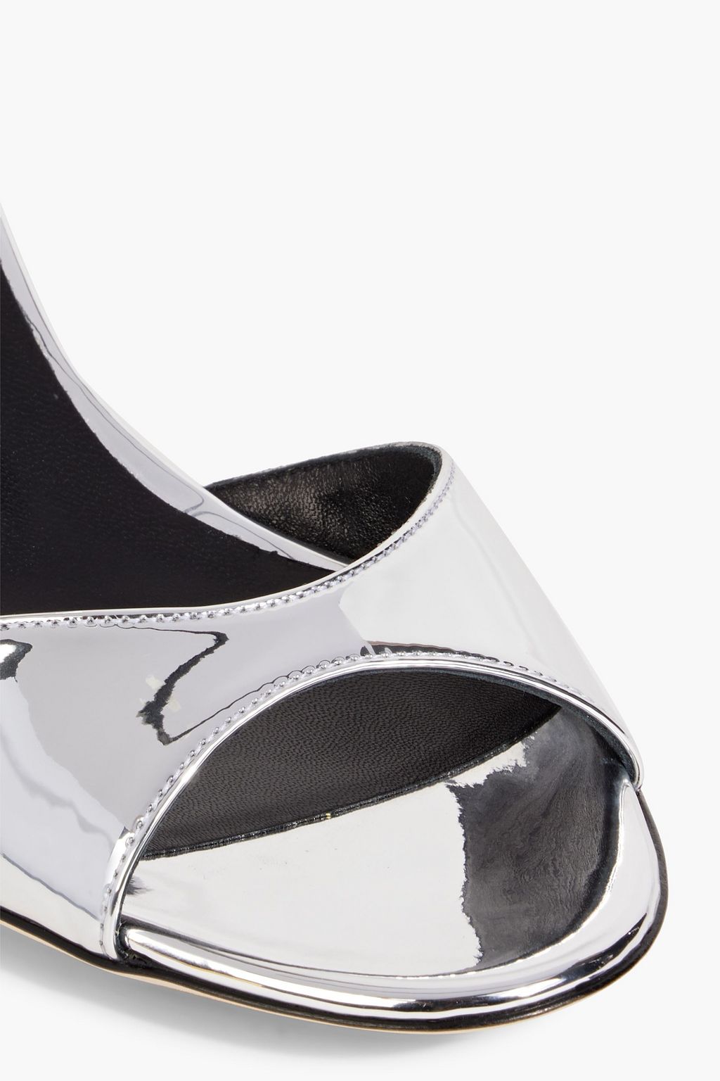 GIUSEPPE ZANOTTI 105 patent-leather slingback sandals