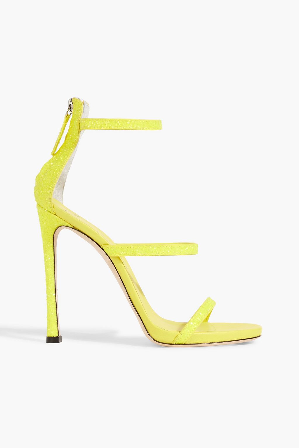 Neon thick heels top