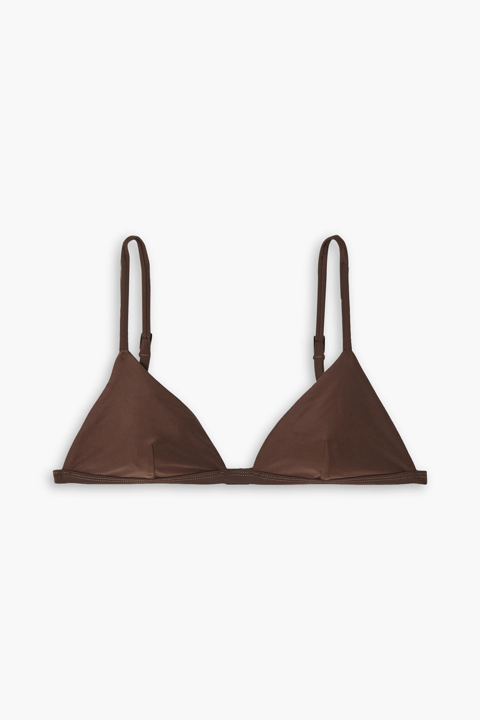 Matteau Triangle Bikini Top In Chocolate