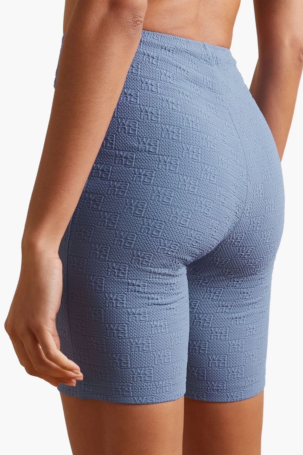 ALEXANDERWANG.T شورت بايكر من الجاكار المطاط