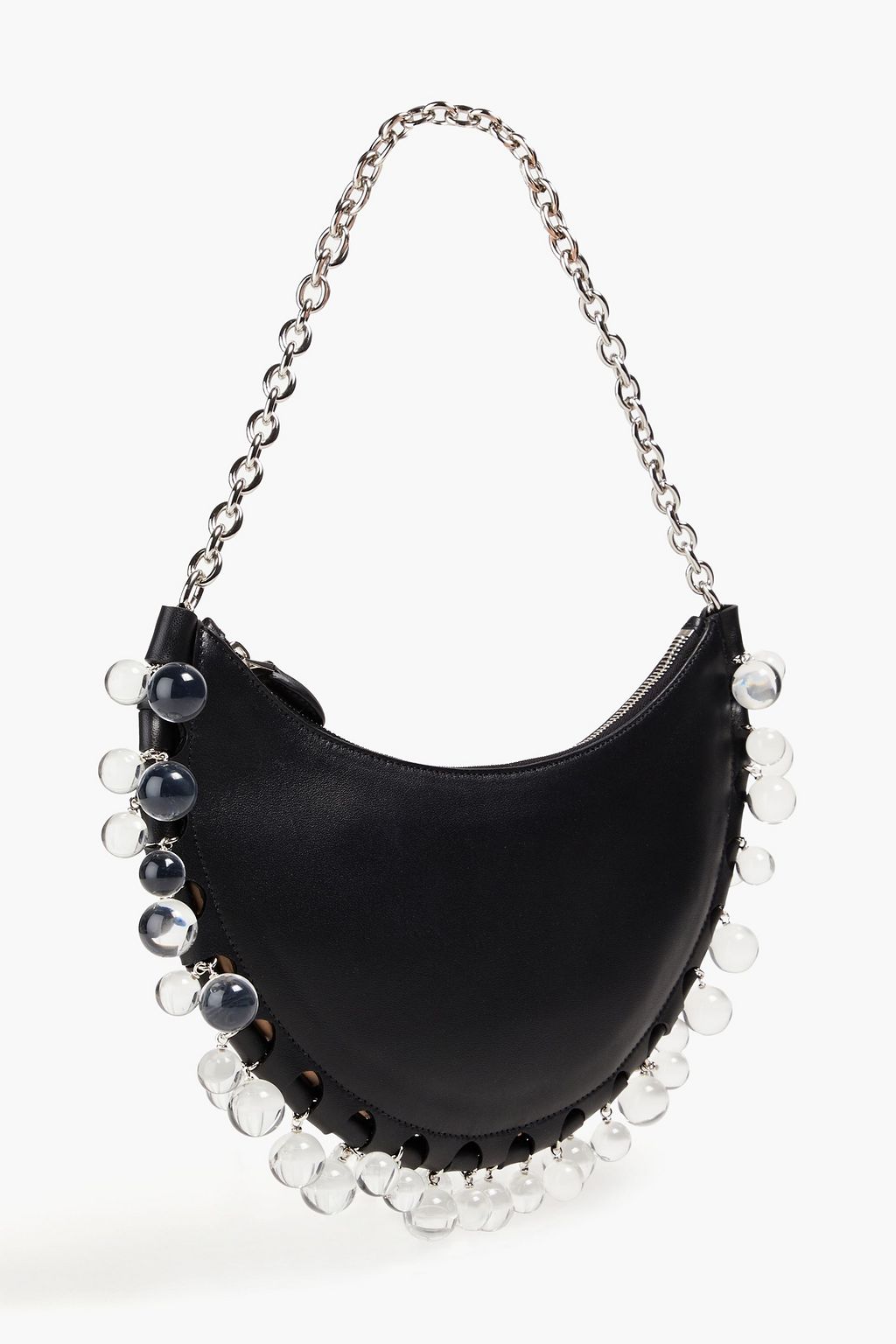 ALAÏA Le Demi Lune embellished leather shoulder bag