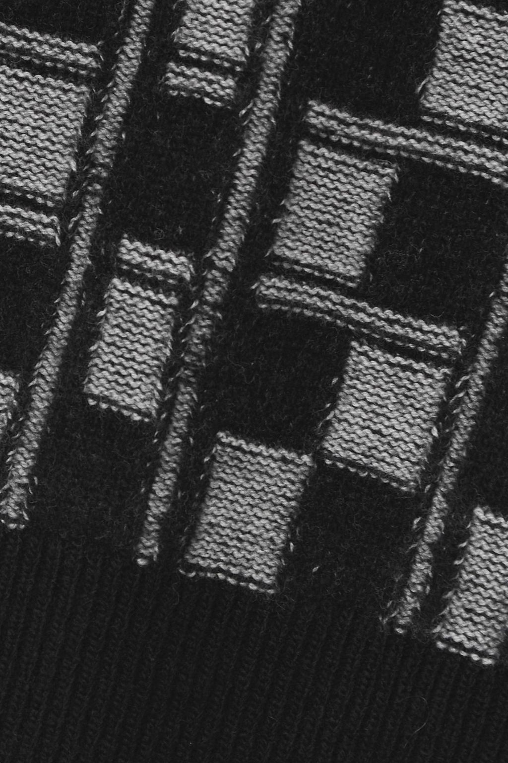 ZANKOV Nigel oversized jacquard-knit merino wool sweater