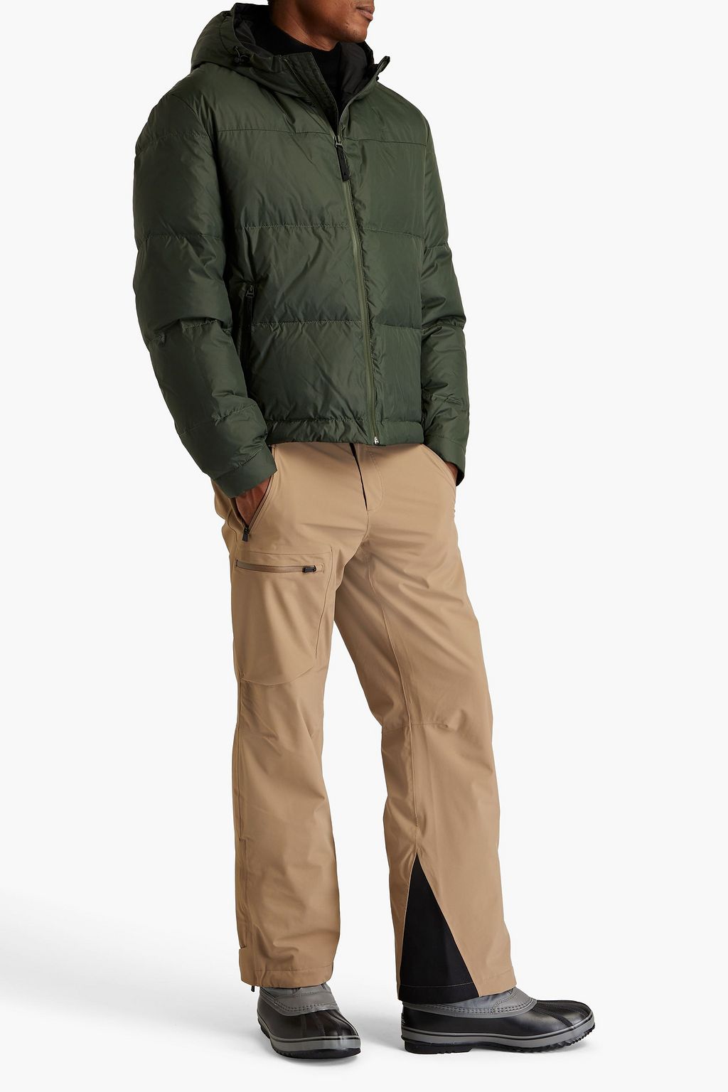 AZTECH MOUNTAIN Quilted shell hooded jacket