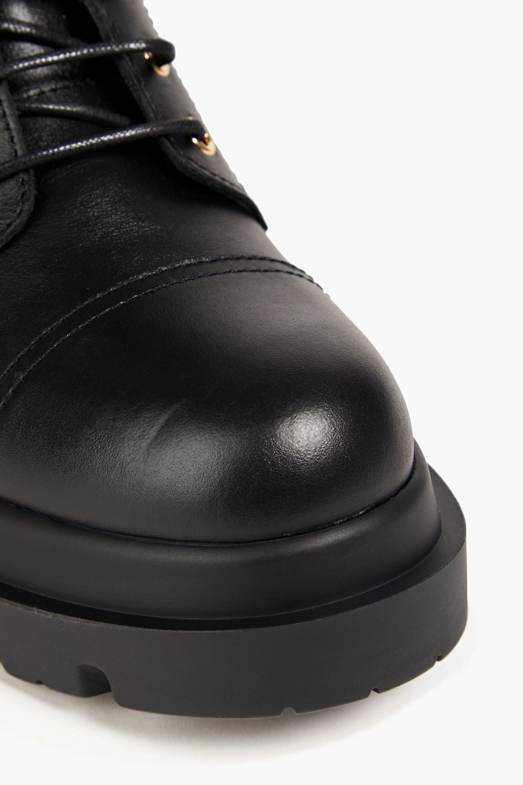 GIUSEPPE ZANOTTI Tankie embellished leather combat boots