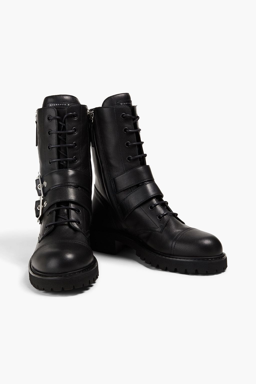 GIUSEPPE ZANOTTI بوت كومبات من الجلد