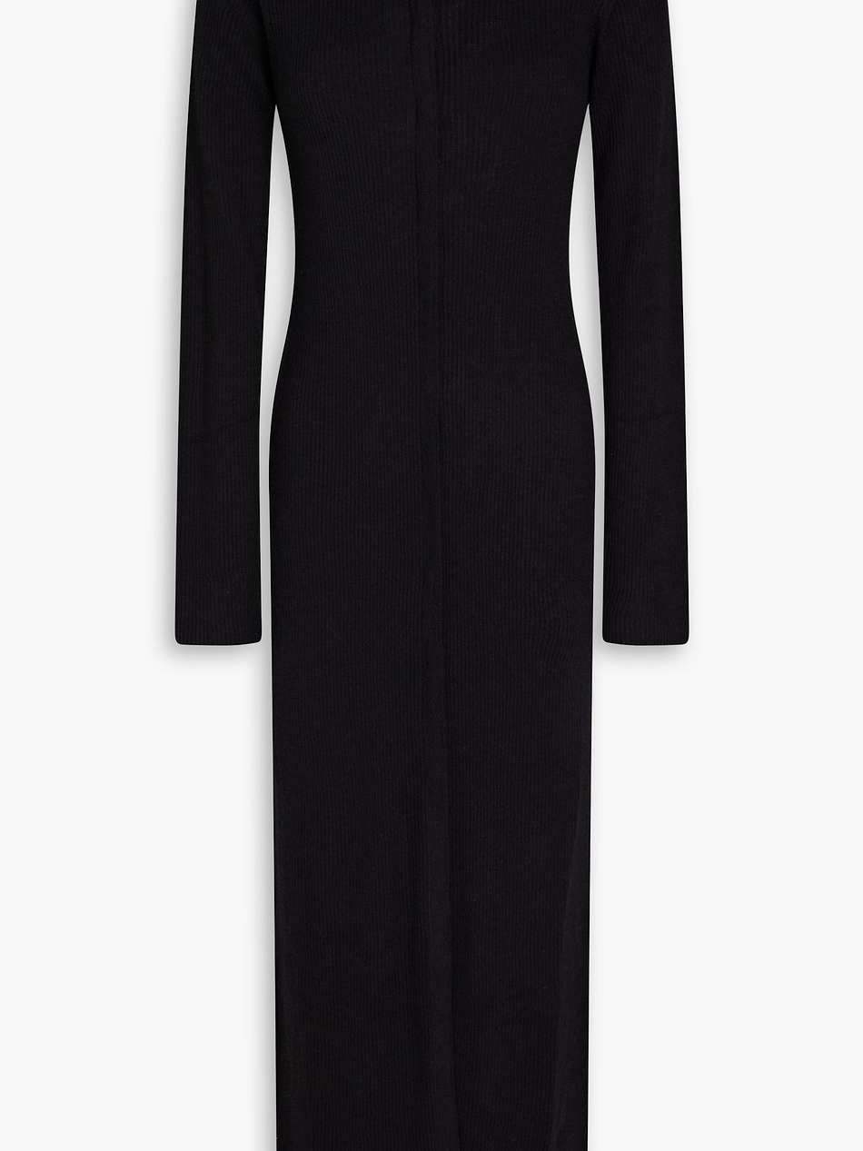 egina ribbed cashmere maxi dress