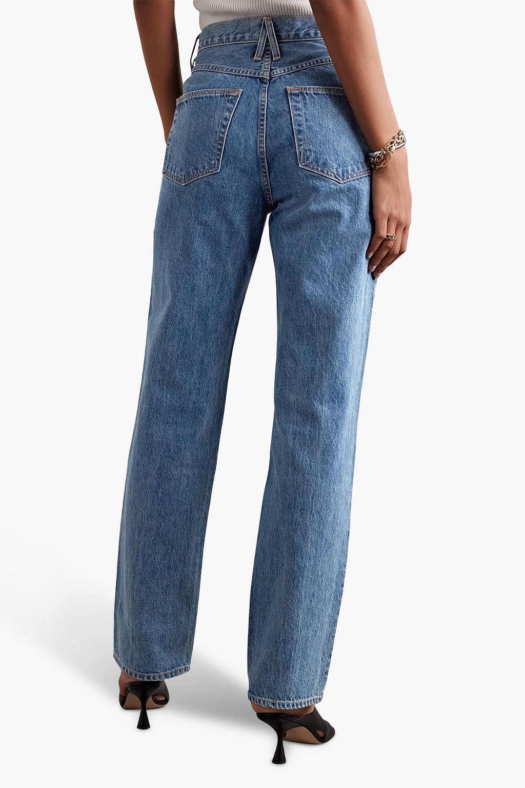 SLVRLAKE London high-rise straight-leg jeans