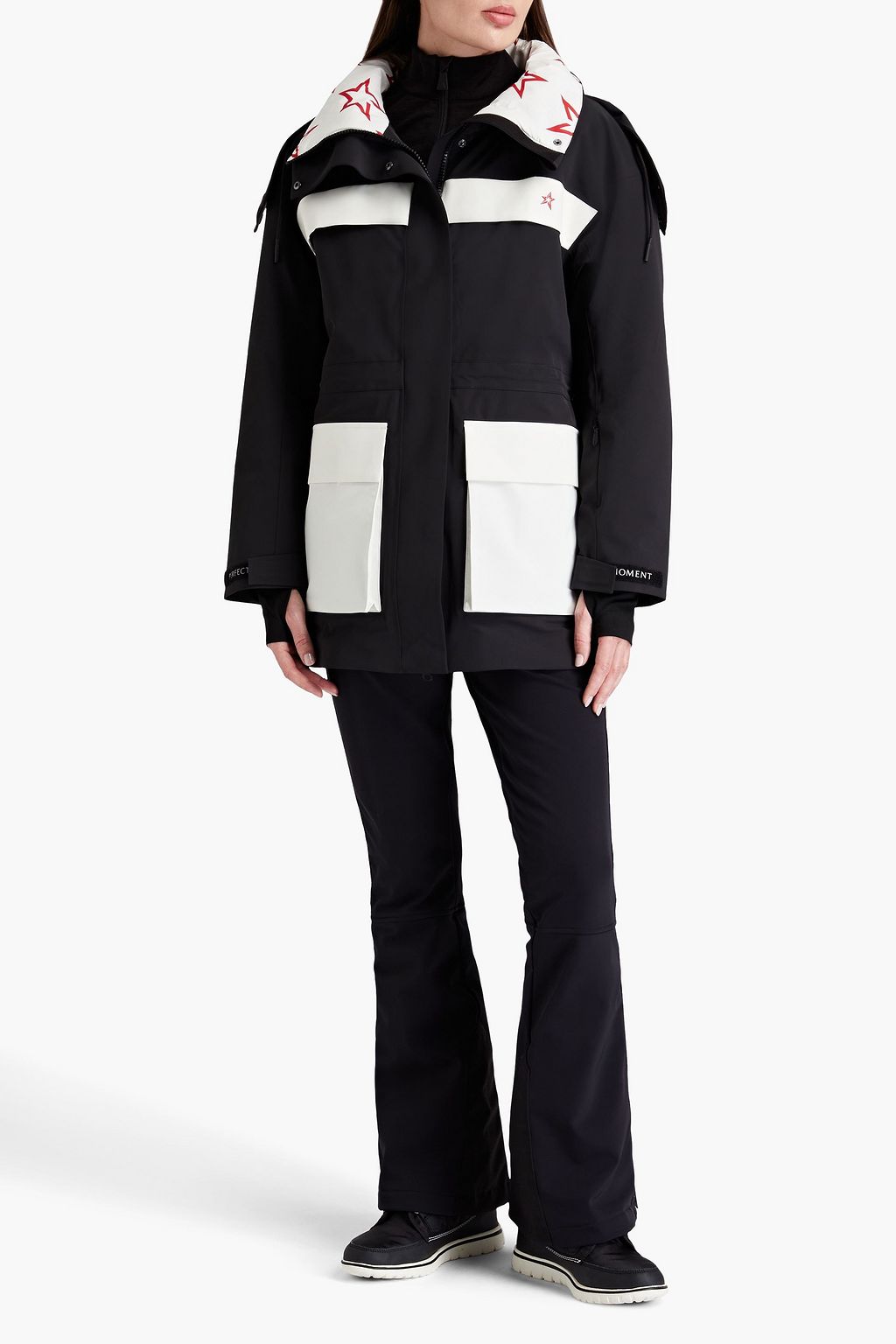 PERFECT MOMENT Layer two-tone ski jacket