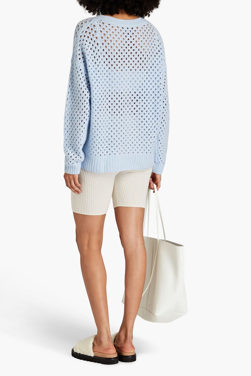 LE KASHA Open-knit cashmere sweater