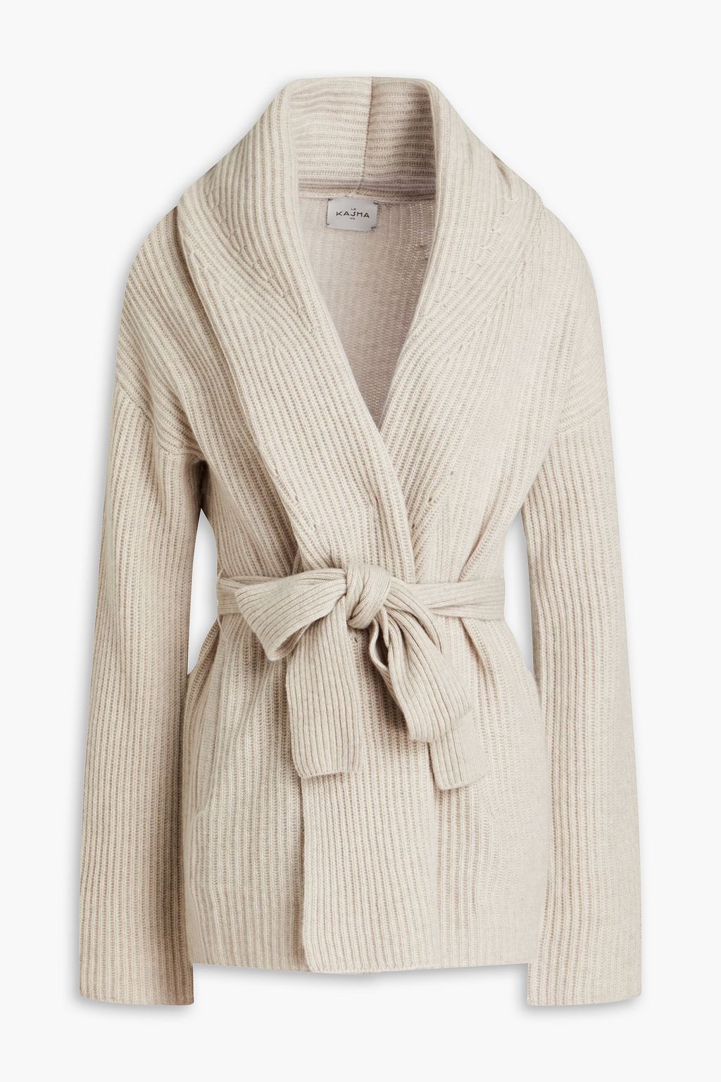 LE KASHA Belted ribbed cashmere cardigan | THE OUTNET