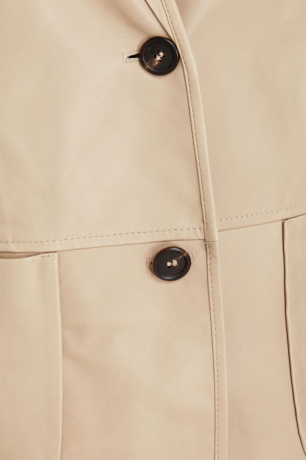 BRUNELLO CUCINELLI Leather blazer