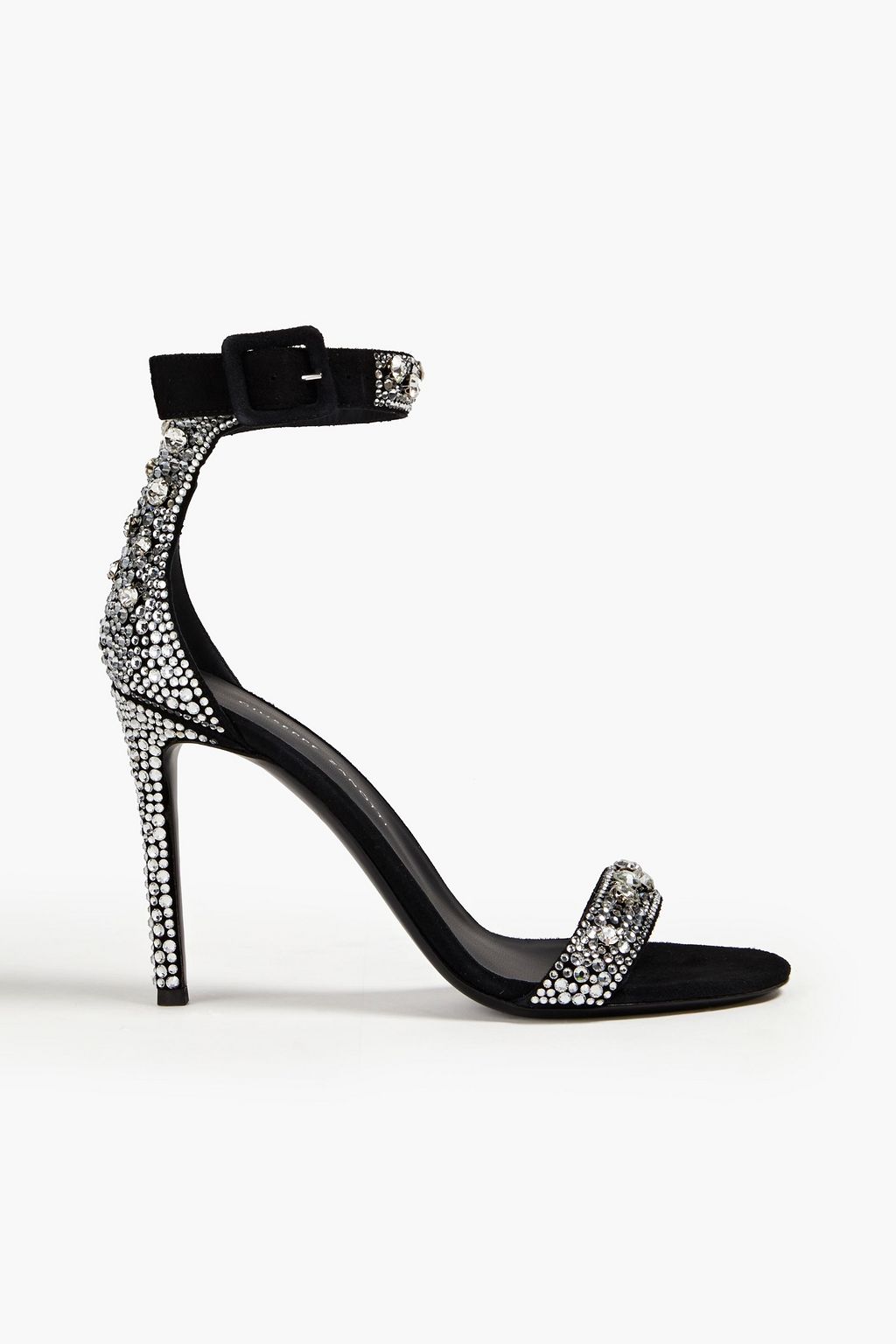 Guiseppe Zanotti 黒 クリスタル装飾 ハイヒール