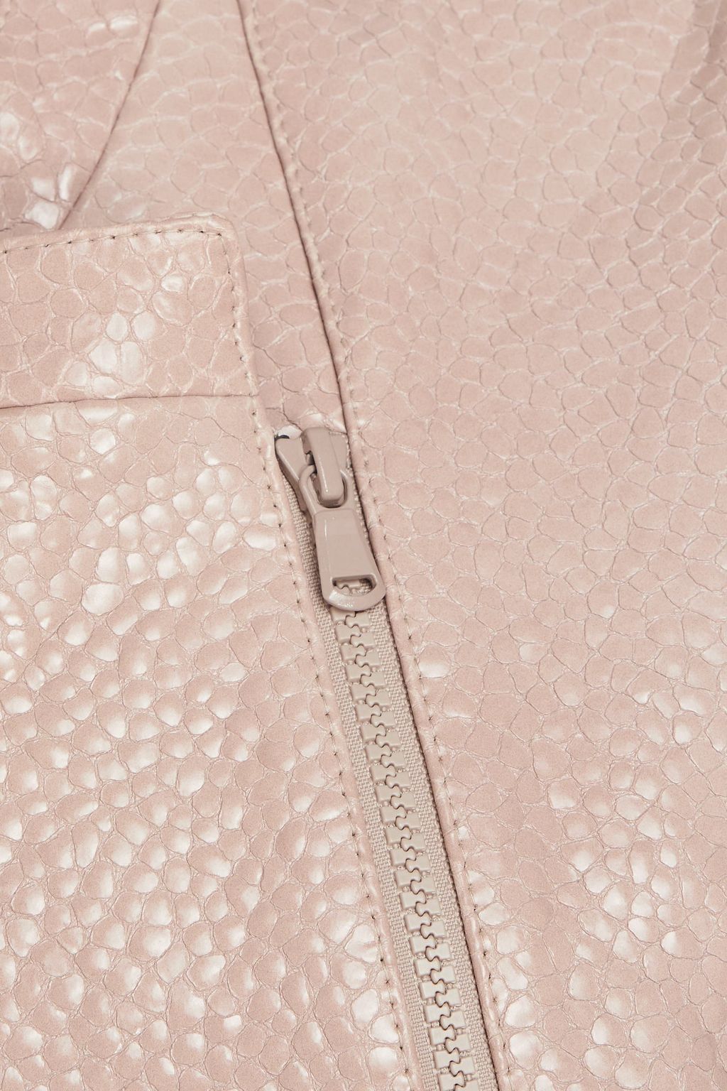 BRUNELLO CUCINELLI Bikerjacke aus Leder mit Schlangeneffekt
