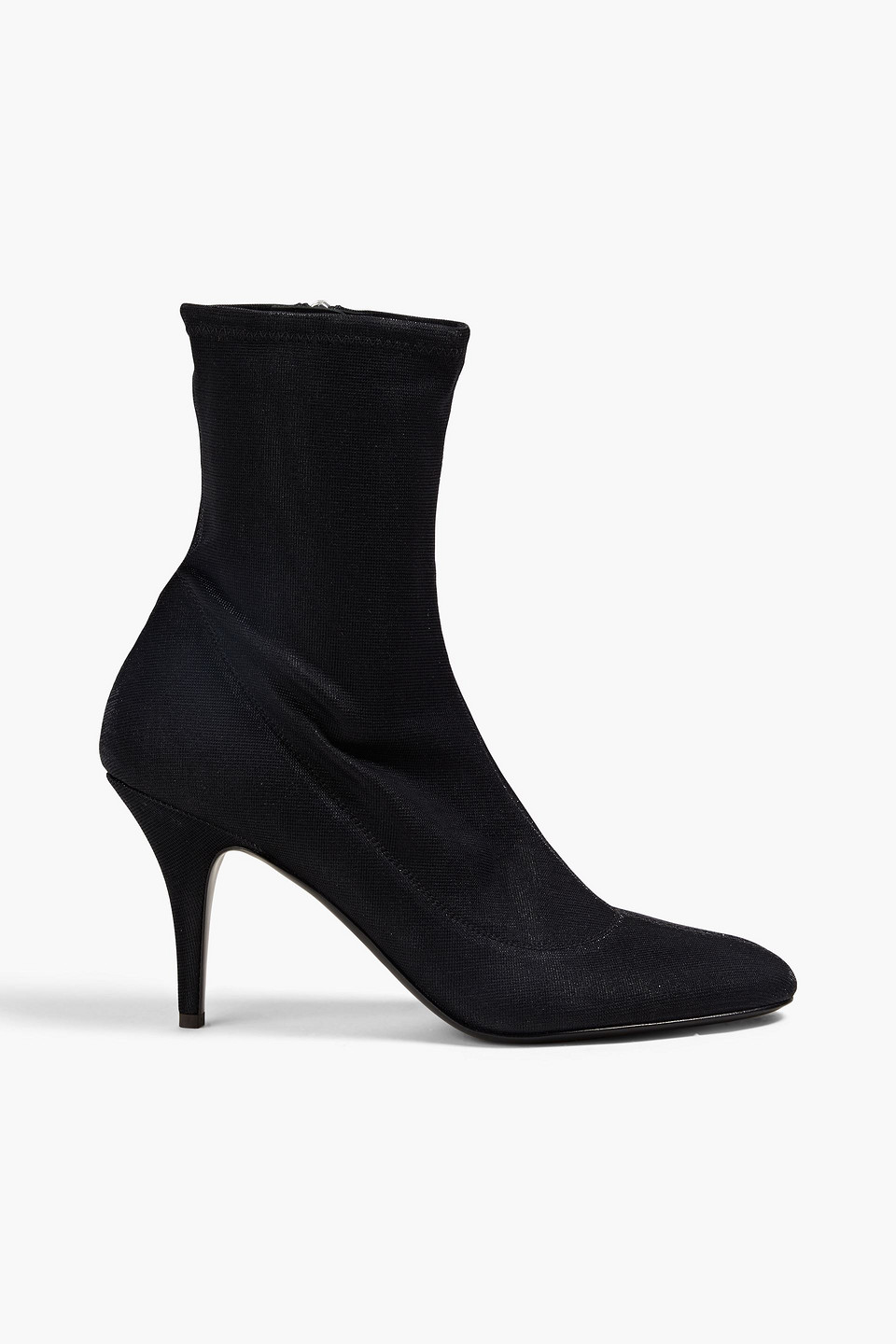 Giuseppe Zanotti - Candis 85 metallic stretch-jersey sock boots - Black - EU 36.5