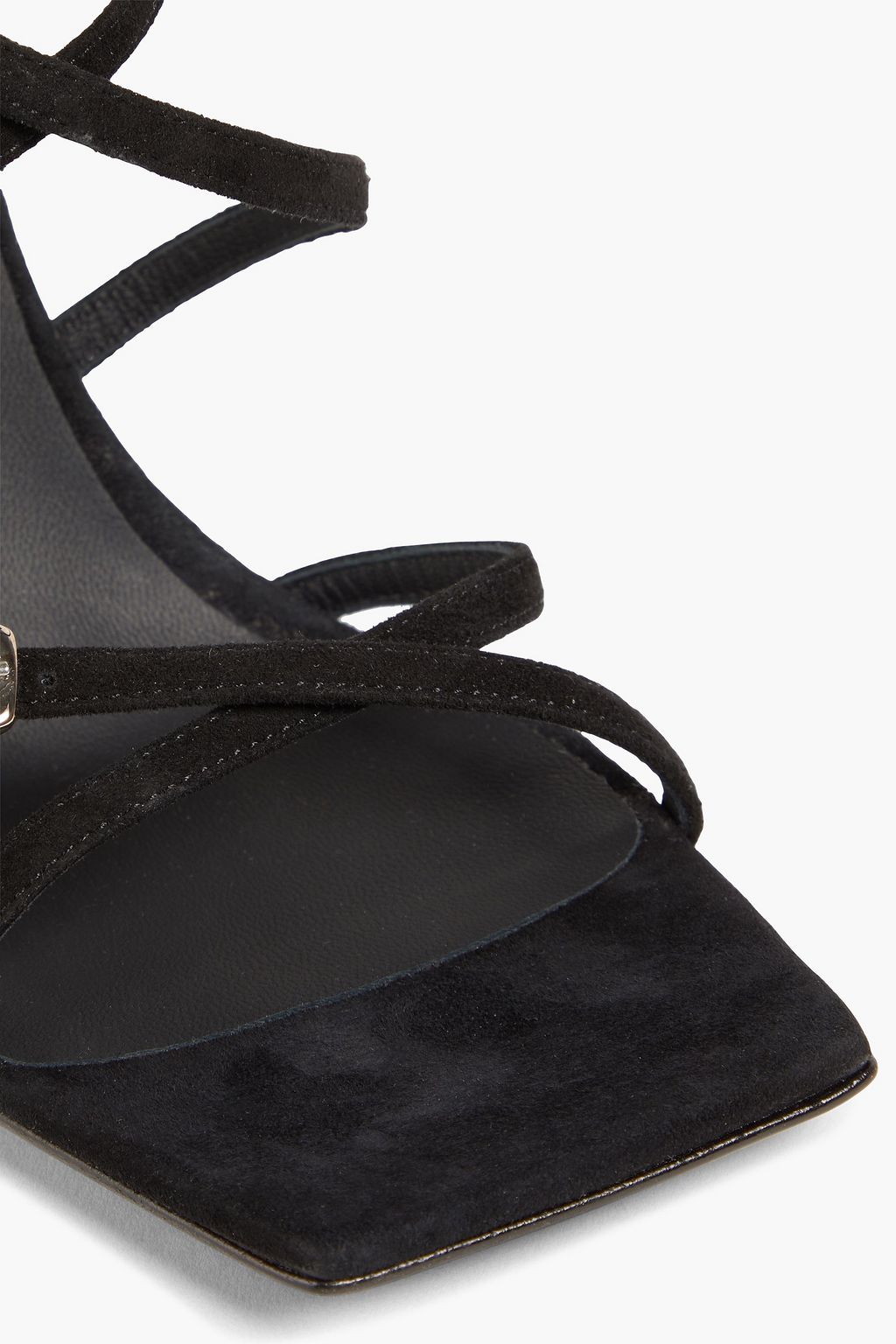 GIUSEPPE ZANOTTI صندل 'فانيلا' من جلد السويد بكعب مقاس 105