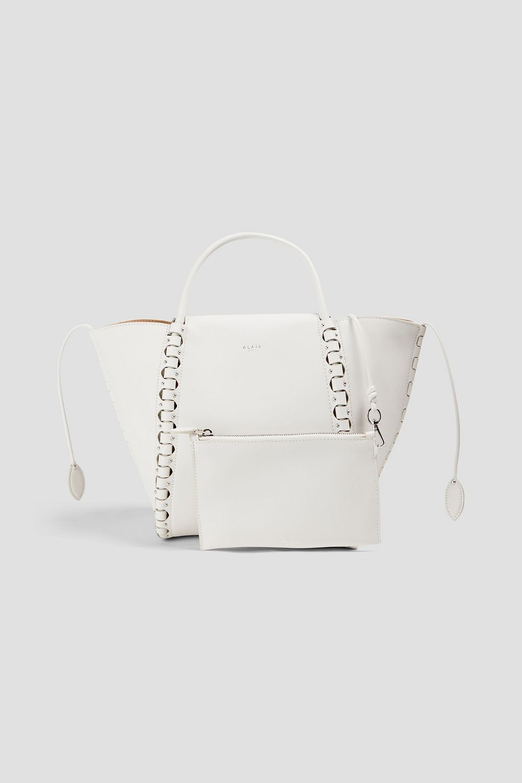 ALAÏA Le Hinge small studded leather tote