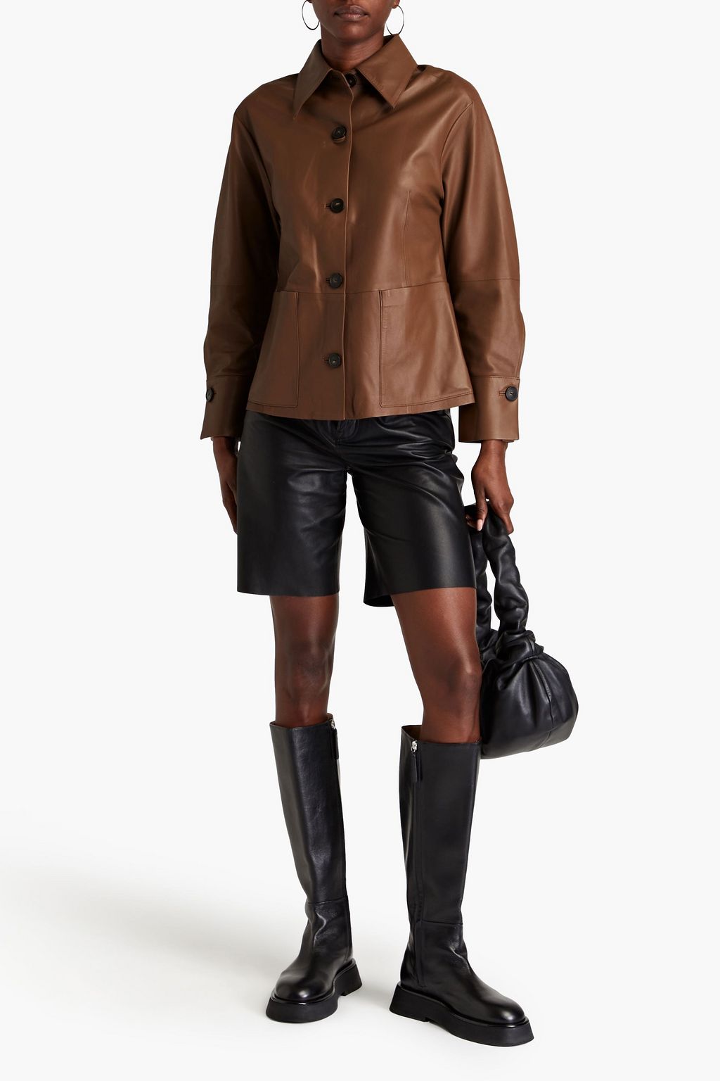 VINCE. Leather jacket