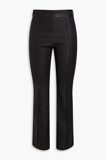 Helmut Lang Patent Leather Straight Leg Pants, $387