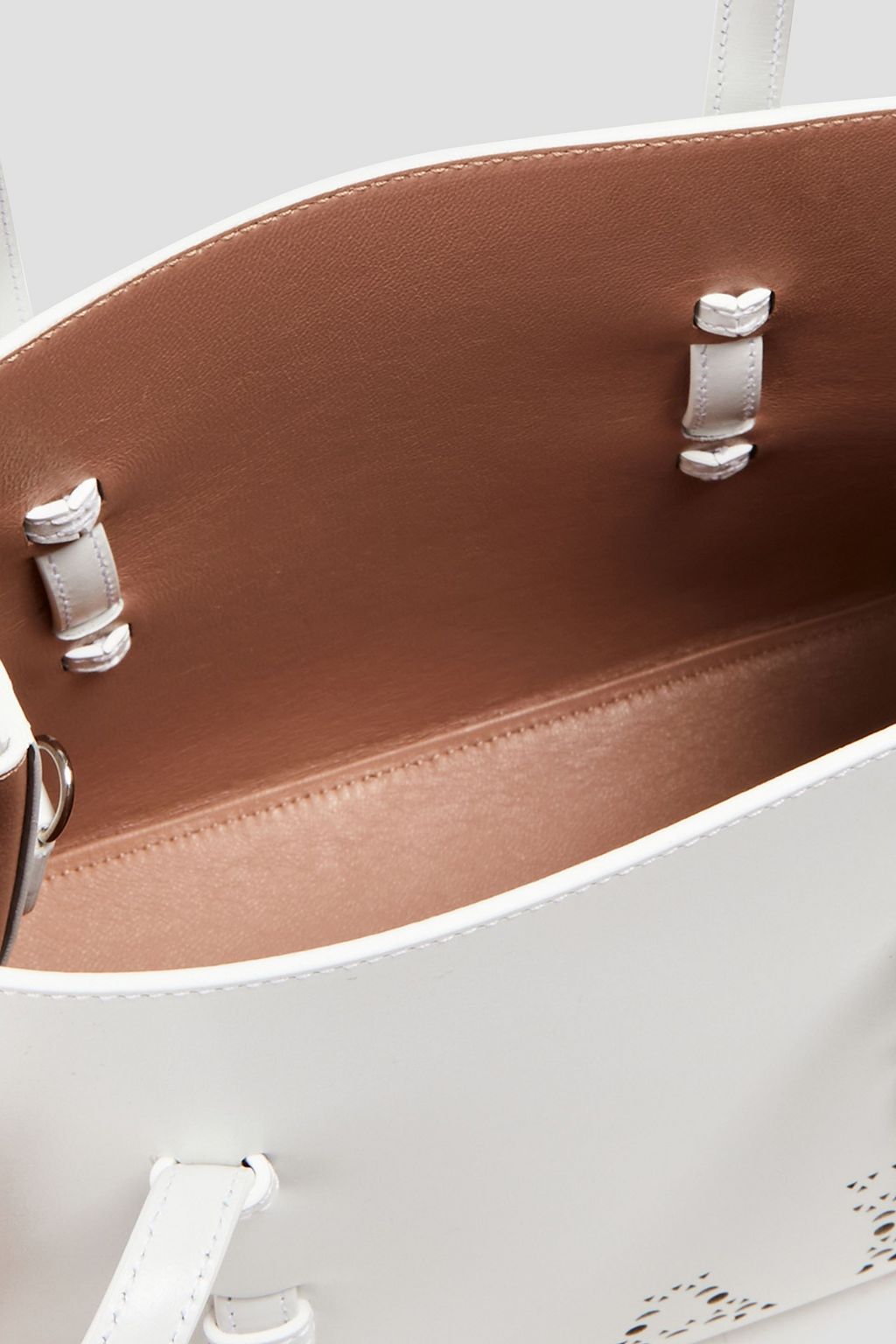 ALAÏA Mina 25 laser-cut leather tote