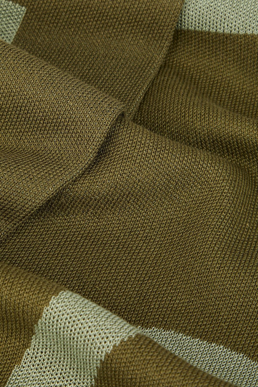 GIVENCHY Fringed cotton-jacquard scarf