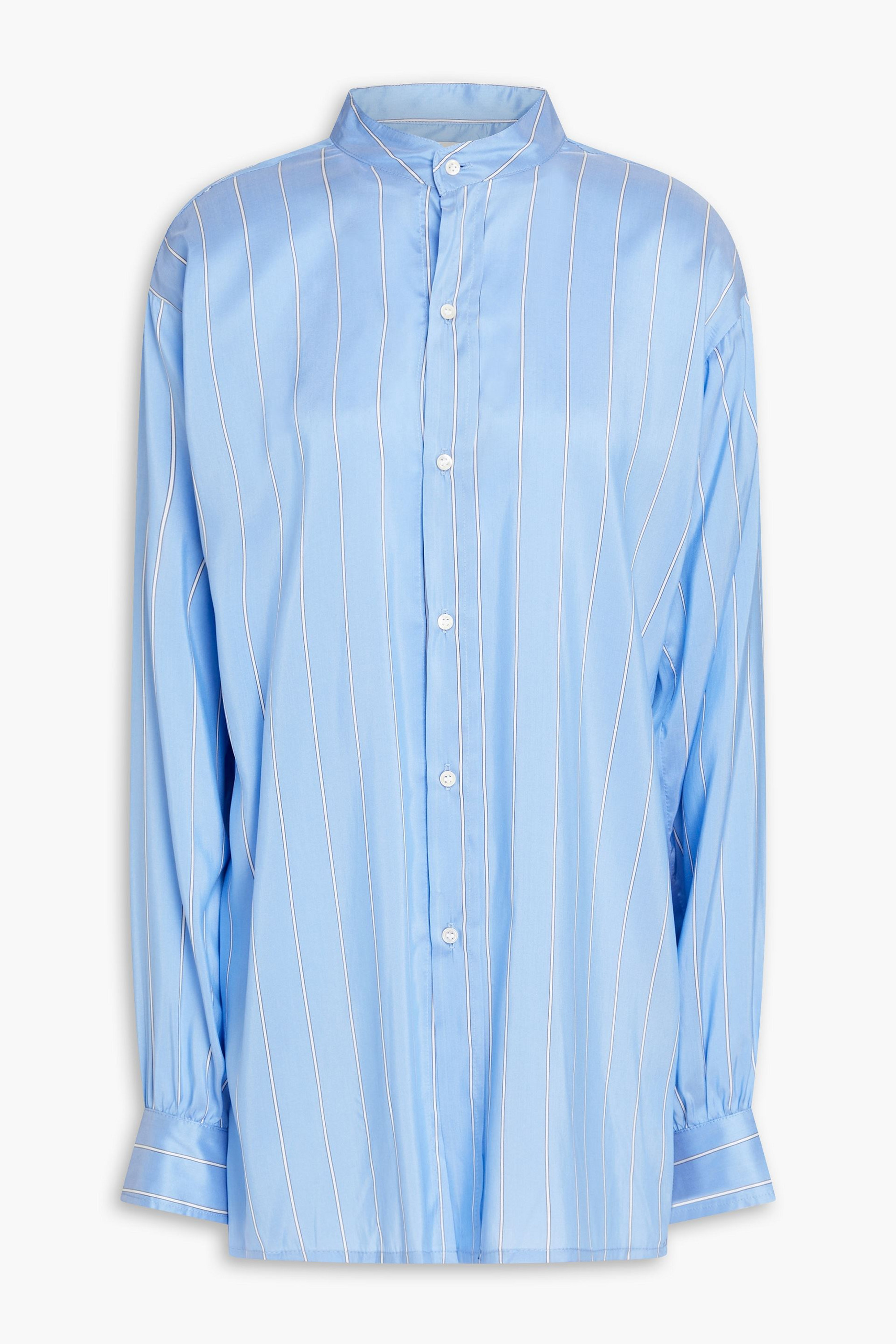 Le Kasha + Nadine Henryl striped silk shirt