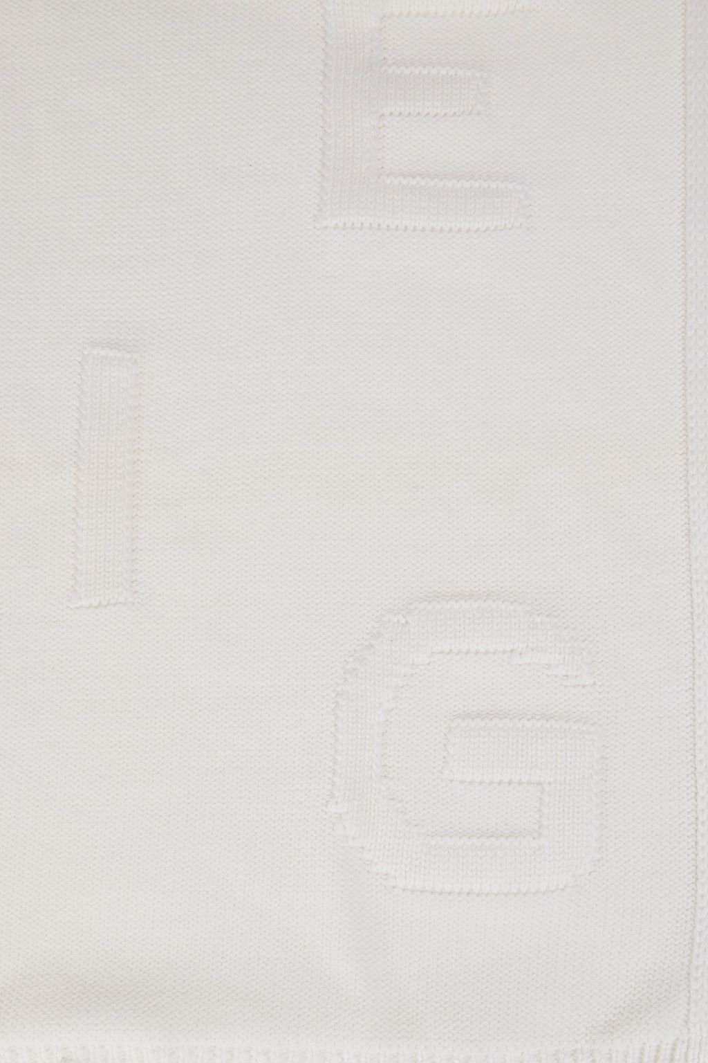 GIVENCHY Tasseled wool-jacquard scarf