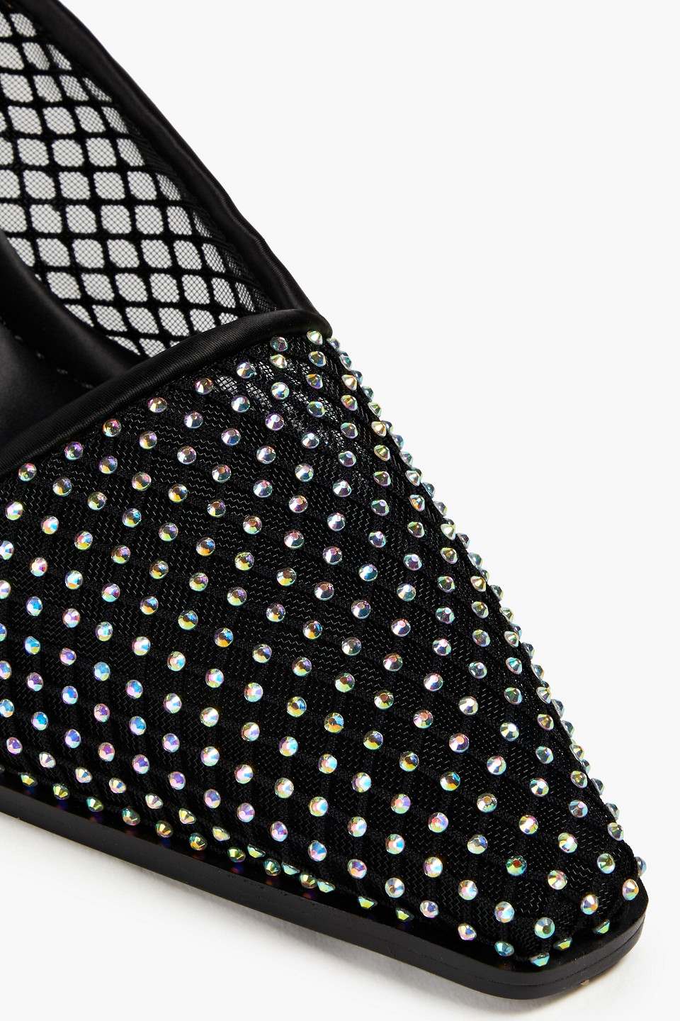 Stine Goya Mules Aus Mesh Mit Kristallverzierung In Black