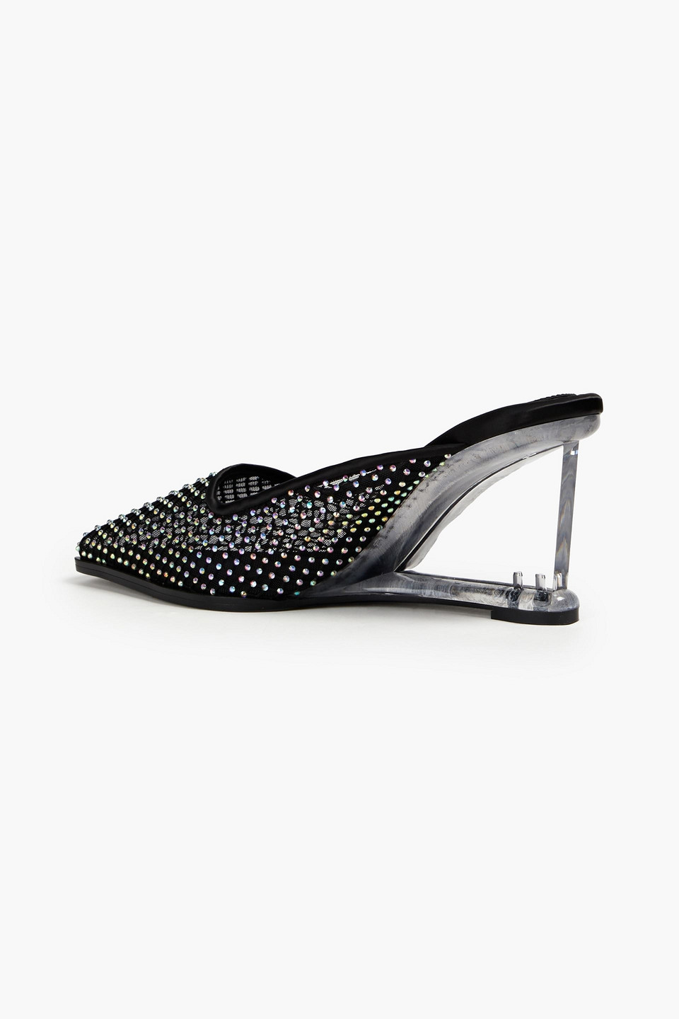 Stine Goya Mules Aus Mesh Mit Kristallverzierung In Black