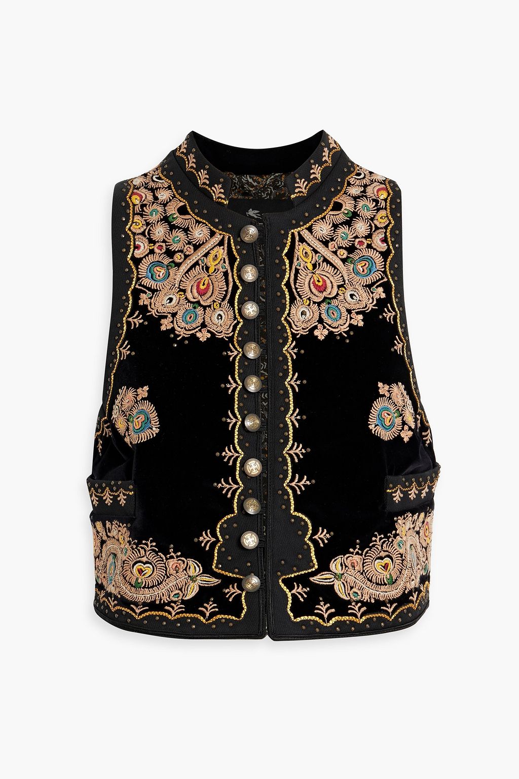 Velvet vest best sale